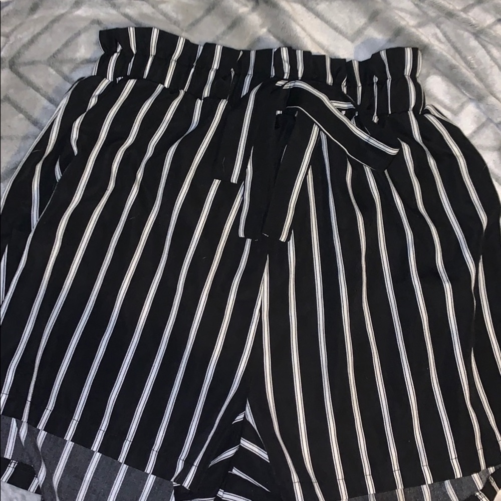 Stripped dress up shorts